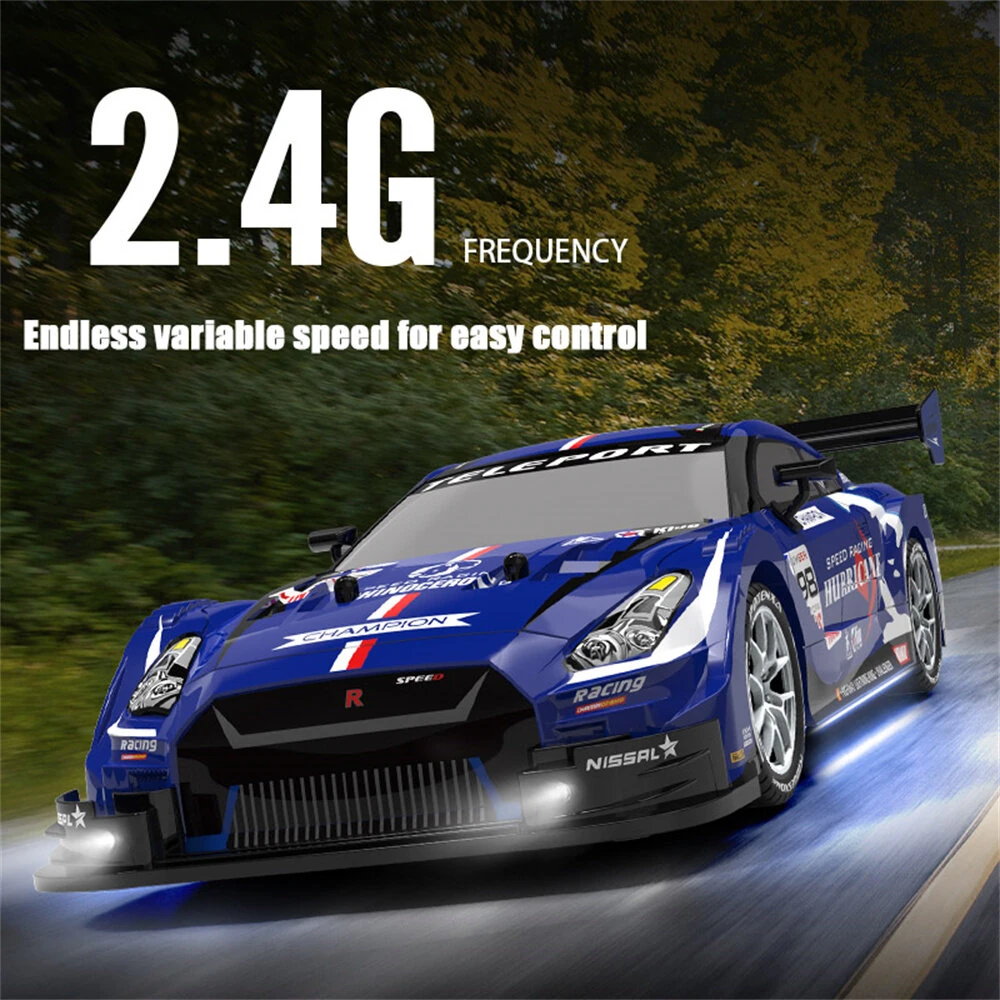 XJRC XJ-1996 RTR 1/16 2.4G 4WD Drift RC Car Mini Racing LED Light Remote Control High-Speed Motor On-Road Race Vehicle Model Boys Gifts Toys - Image 5