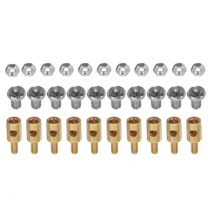 50PCS 2.5mm Adjustable Pushrod Connectors Linkage Stoppers For RC Airplane