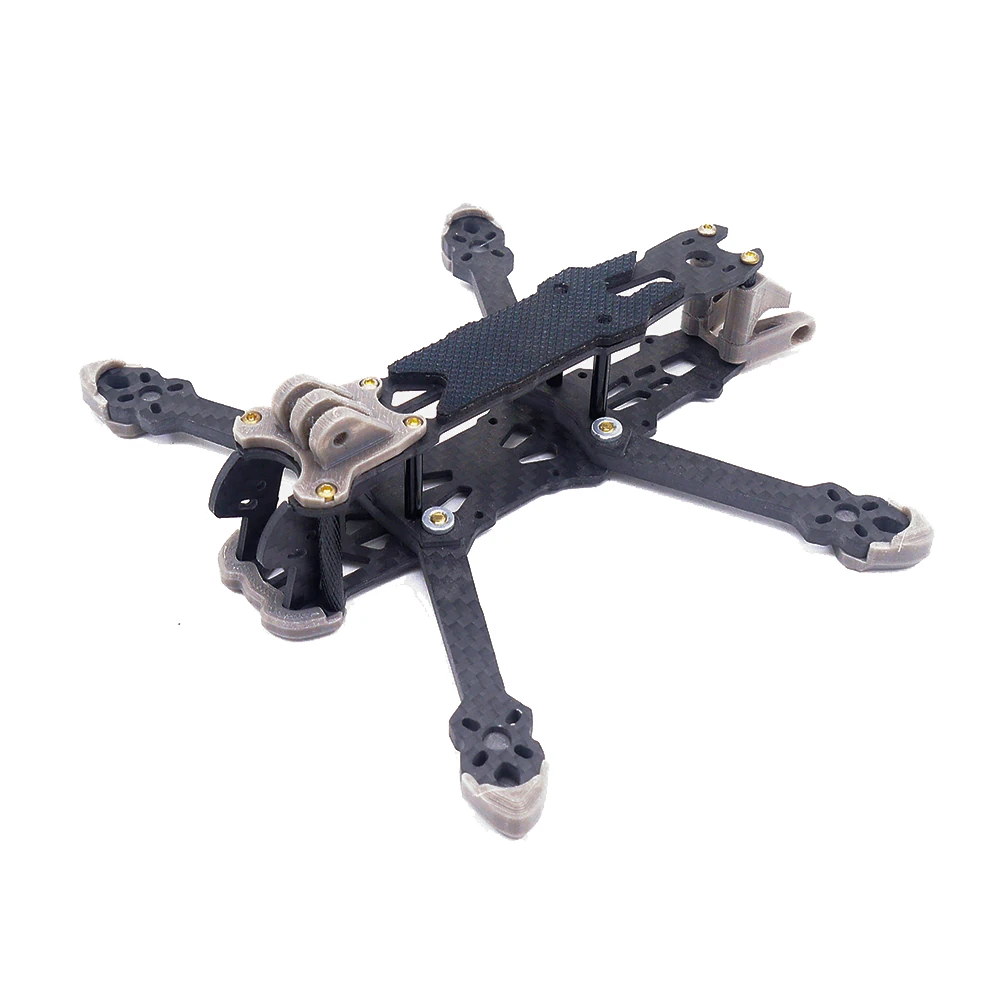 TEOSAW Mark 3 145mm Wheelbase 4mm Arm Thickness Carbon Fiber 3 Inch Freestyle Frame Kit Support 14mm 19mm FPV camera for RC Drone FPV Racing - Image 6