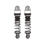 MJX 12212 RC Car Original Parts Front/Rear Shock Absorbers P12510 P12500