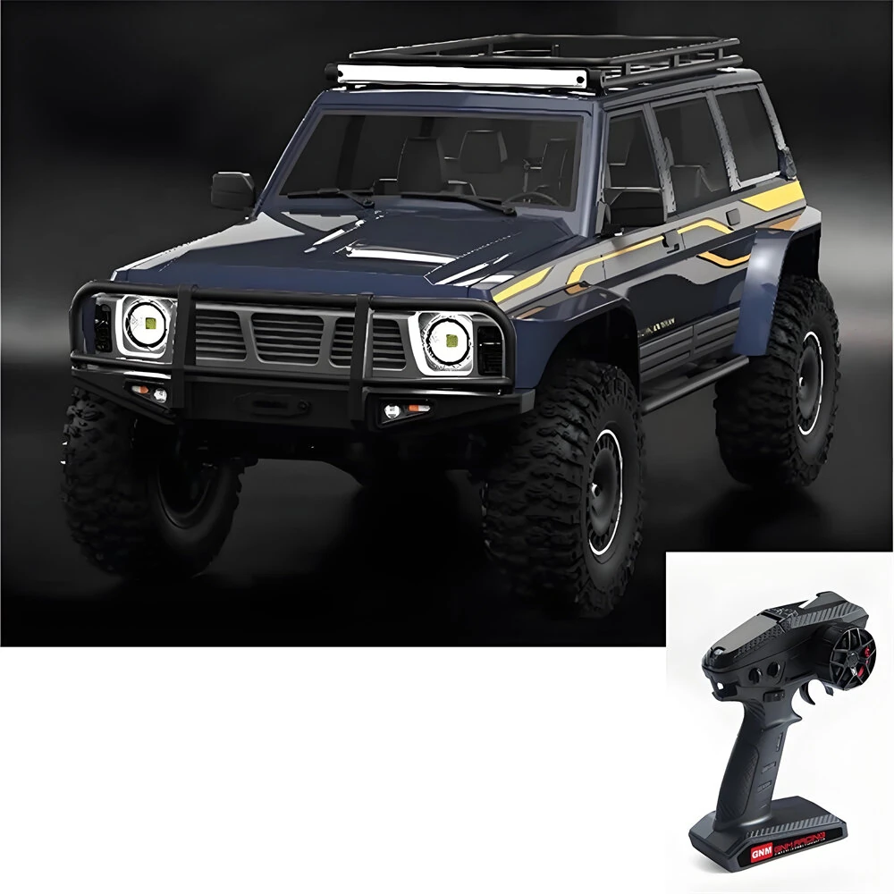 YIKONG YK4107 1/10 2.4G 4WD RC Car Rock Crawler Two Speed Differential Lock LCG Chassis Tank Turn LED Lights Monster Off-Road Pickup Climbing Truck Vehicles Models Electric Remote Control Simulation Toys - Image 3
