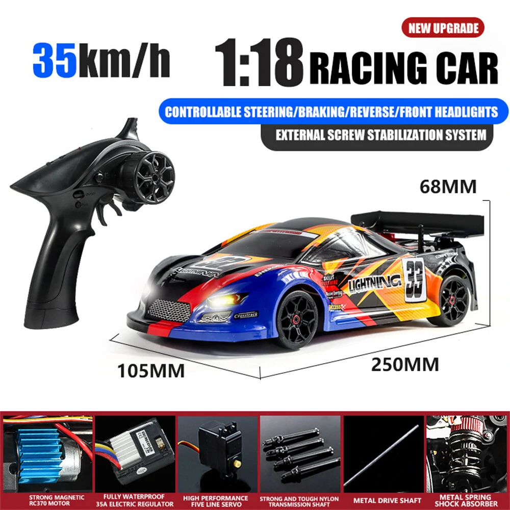 HBX 2192 2193 1/18 2.4G 4WD RC Car Drift LED Light High Speed Racing RTR Vehicles Models Full Propotional Control Electric Toys - Image 9