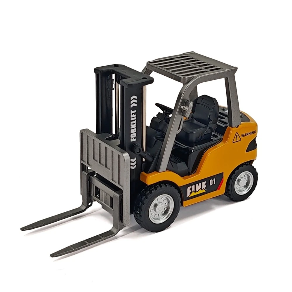 TRASPED HG4-244 RTR 1/64 2.4G Mini RC Car Alloy Forklift with Trailer Suppprt App Remote Control LED Light Sound Engineering Vehicle Desktop Toys Model Collection Gift For Boys - Image 7