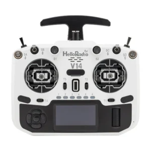 HelloradioSky V14 MAX R9 2.4GHz Built-in 1000mW ELRS/4IN1 CNC Metal RDC90 Gimbal Open Source EdgeTX Radio Transmitter OLED Screen for FPV Racing Drone