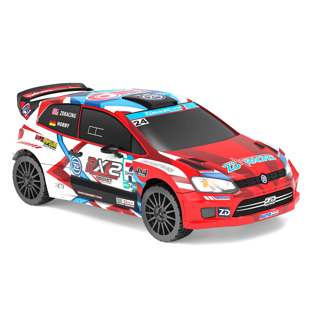 ZD Racing RX12 RTR 1/12 2.4G 4WD 80km/h 3S Brushless Drift Rally RC Car Gyro Metal Chassis Gear Oil Filled Shock LED Light Rocket Motor ESC High Speed Vehicles Models Toys - Image 2
