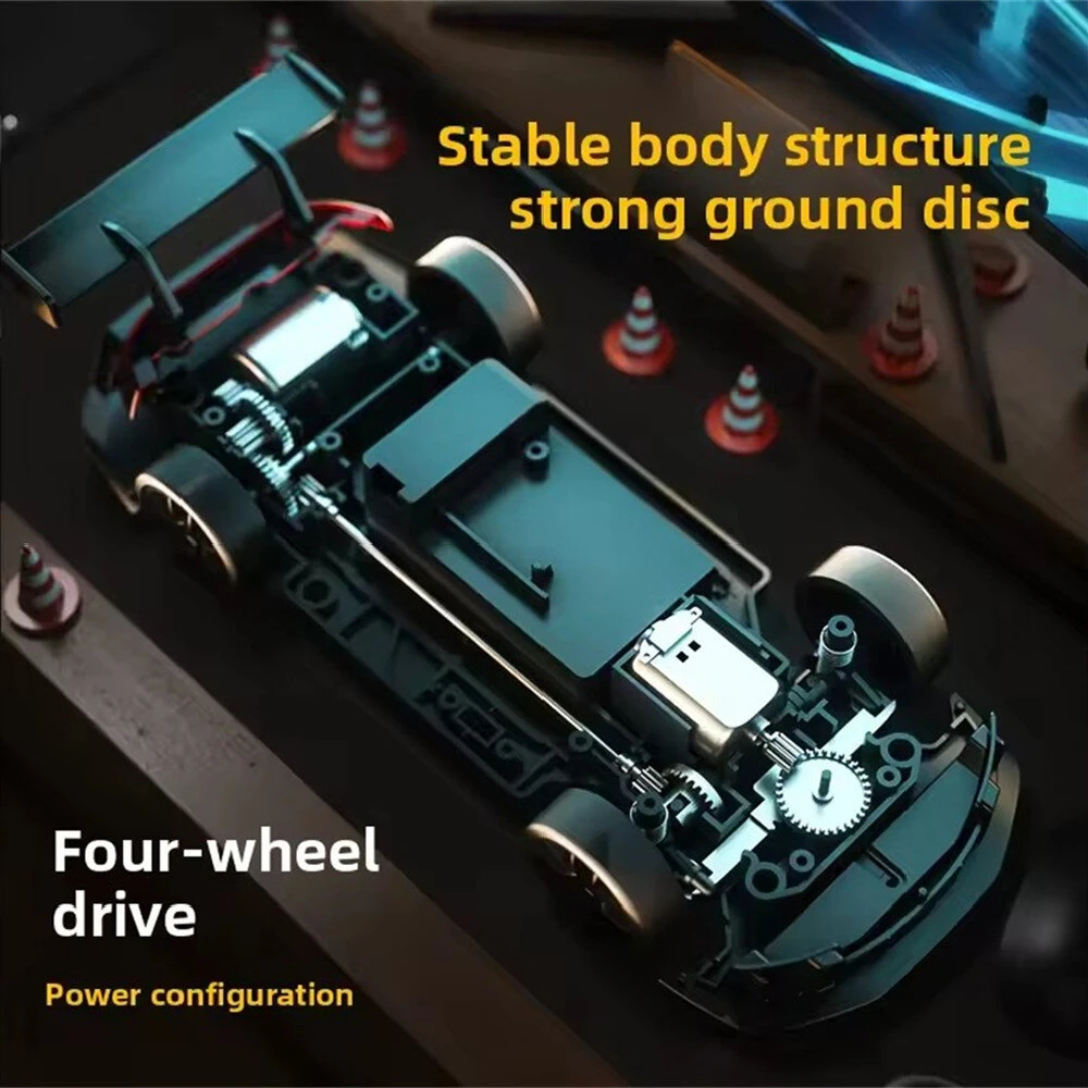 2502A RTR 1/20 2.4G 4WD Drift RC Car Mini LED Light Remote Control High Speed On-Road Racing Vehicle Model Boys Gifts Toys - Image 2