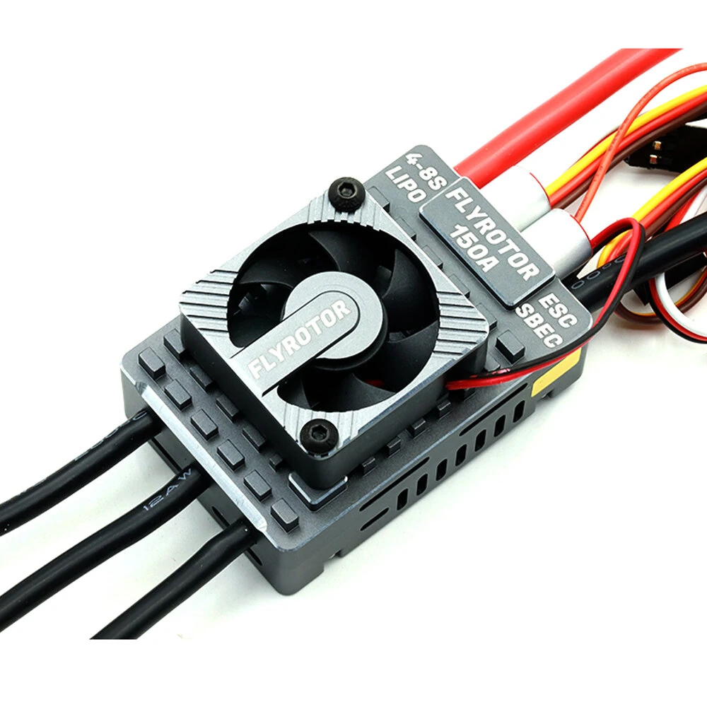 Steam FLYROTOR 150A 4-8S 7.5V-8.5V with Configurator Brushless ESC for 500-580 Class RC Helicopter - Image 4