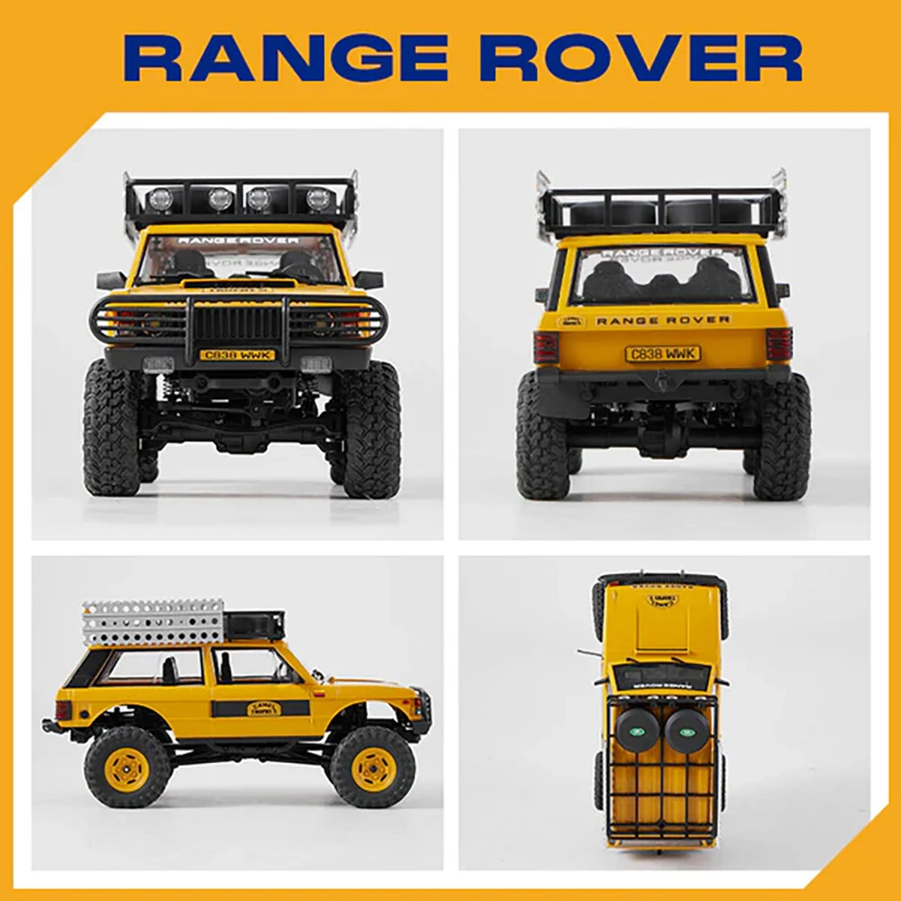 FMS FCX24M RTR 1/24 2.4G 4WD RC Car for Land Rover Camel Trophy Edition Rock Crawler Off-Road Climbing Truck Two Speed LED Lights Vehicles Models Oil Filled Shocks Toys - Image 8