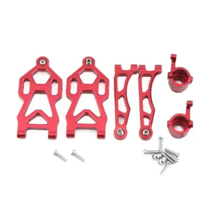 Front Upper Lower Swing Arms Steering Cup For 1/16 SCY 16101 16201 JJRC Q117 Q130 Q132 Metal Upgrade Accessories RC Car Parts