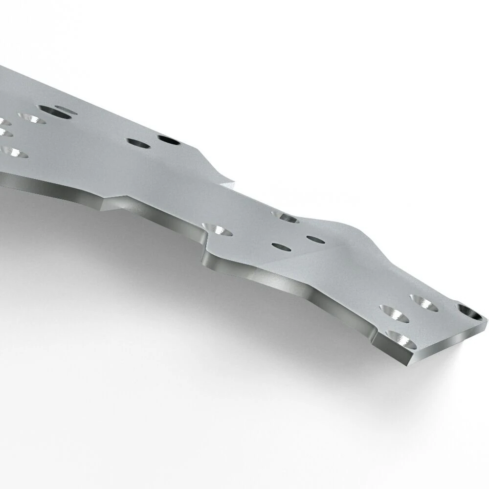 ZD Racing MT16 1/16 RC Car Parts Chassis Bottom Plate Aluminum Alloy Vehicles Models Spare Accessories 16019 - Image 3