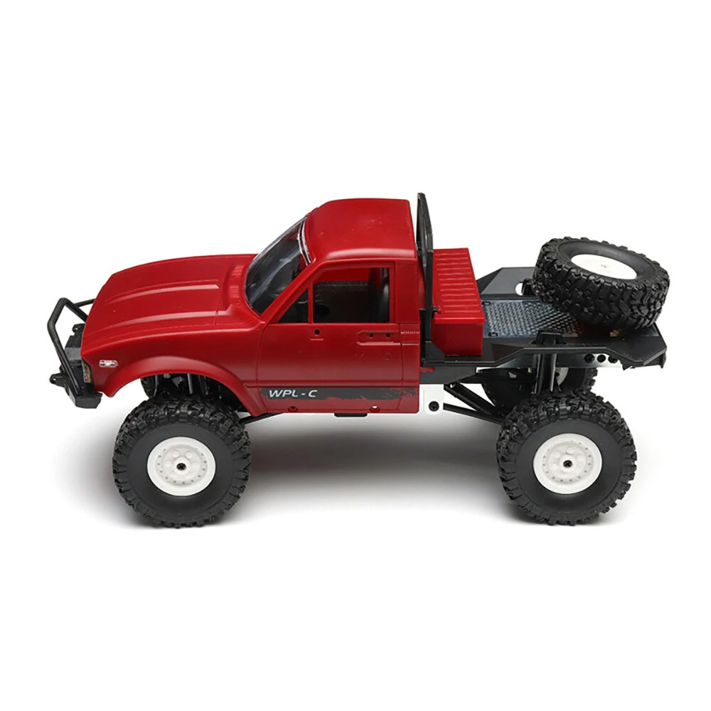 WPL C14 upgrade 1/16 2.4G 4WD Off Road RC Military Car Rock Crawler Truck With LED Full Proportional Control RTR Toys - Image 2