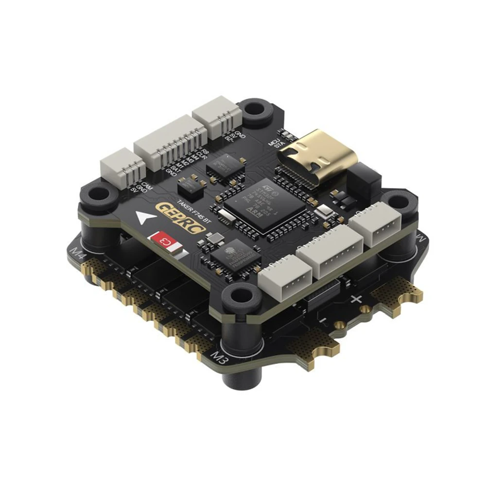 30.530.5mm GEPRC TAKER F745 BT Flight Controller with H60_BLS 60A 4IN1 ESC 5V 12V BEC Output 8Bit STACK for FPV Racing Drones - Image 3