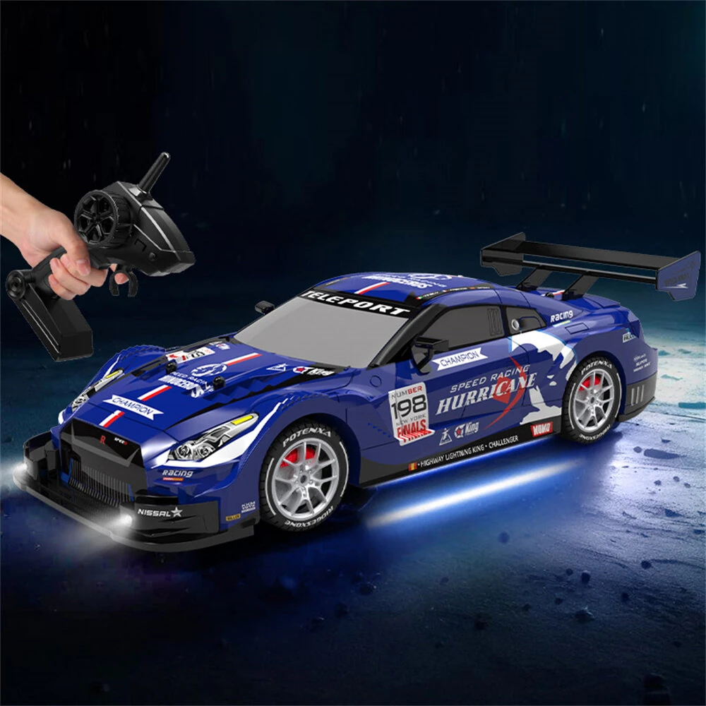 XJRC XJ-1996 RTR 1/16 2.4G 4WD Drift RC Car Mini Racing LED Light Remote Control High-Speed Motor On-Road Race Vehicle Model Boys Gifts Toys - Image 4