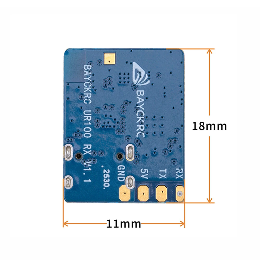 BAYCKRC UR100 2.4GHz/915MHz Dual Band 100Wm RX Receiver for RC FPV Racer Drones - Image 3