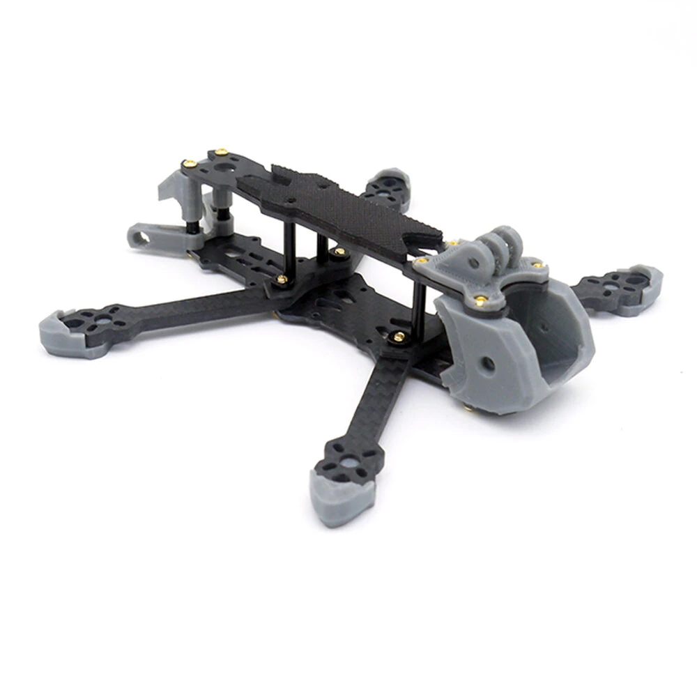 TEOSAW Mark 3 145mm Wheelbase 4mm Arm Thickness Carbon Fiber 3 Inch Freestyle Frame Kit Support 14mm 19mm FPV camera for RC Drone FPV Racing - Image 2