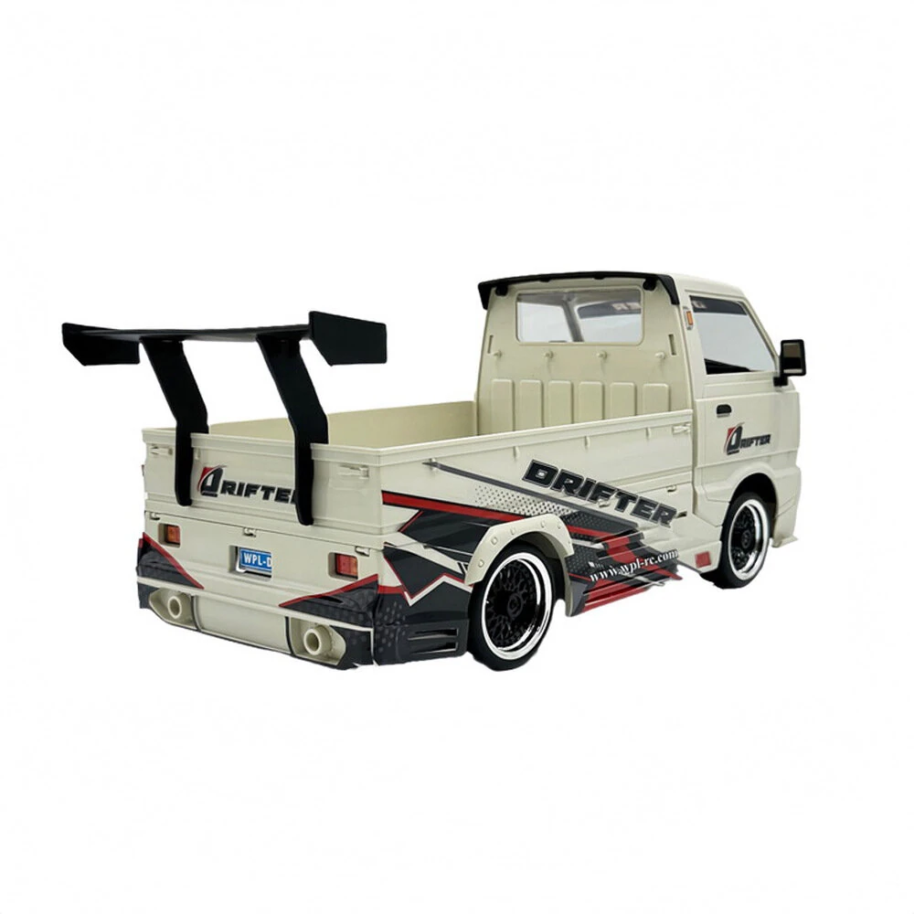 WPL D14S MINI 1/10 2.4G 4WD Full Scale Brushless On-Road Electric RC Car Truck Vehicle Models With Surround - Image 3