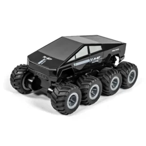 JJRC Q218 RTR 1/18 2.4G RC Car Eight Wheels Waterproof Amphibious 360 Rotation Cyber Pickup Off-Road Truck Stunt Vehicles Models Water Land Toys