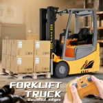 YD001 RTR 1/50 2.4G RC Car Forklift Truck Simulation Crane Loader Remote Controlled Full Direction Engineering Vehicle Desktop Toys Model Collection Gift For Boys
