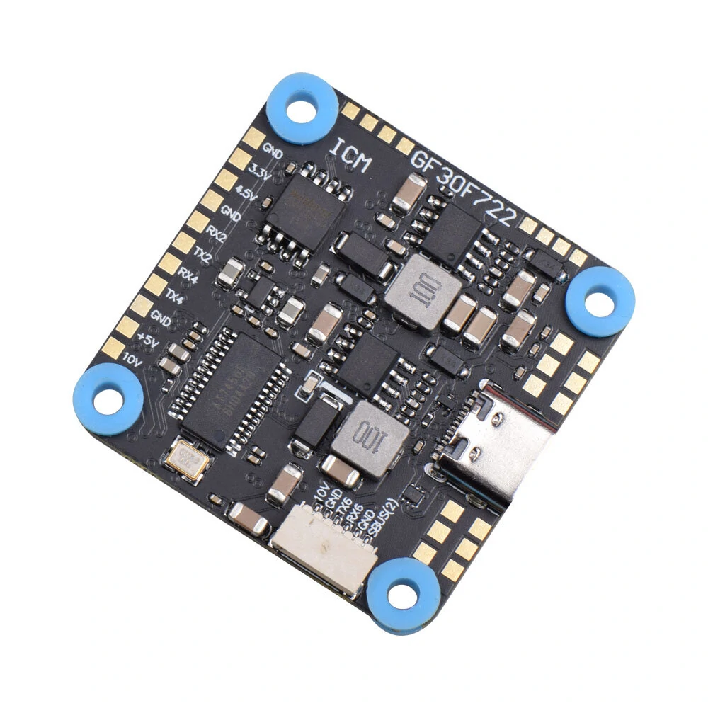 30X30mm JHEMCU GF30F722-ICM F722 Baro OSD 5V 10V Dual BEC Flight Controller 3-8S for FPV Freestyle HD RC Drone - Image 3
