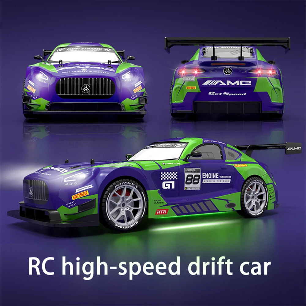 XJRC XJ-1997 RTR 1/16 2.4G 4WD Drift RC Car Mini Racing LED Light Remote Control High-Speed Motor On-Road Race Vehicle Model Boys Gifts Toys - Image 8