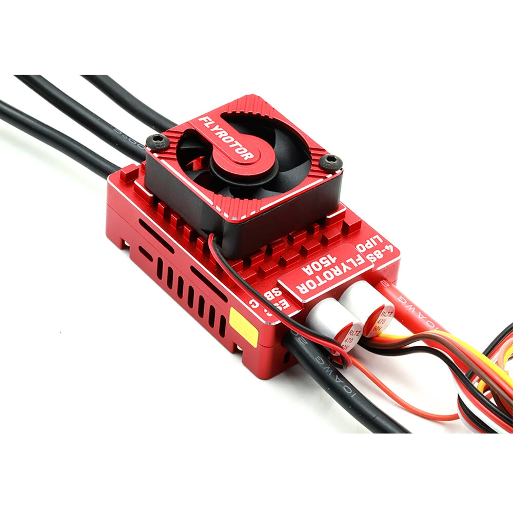 Steam FLYROTOR 150A 4-8S 7.5V-8.5V with Configurator Brushless ESC for 500-580 Class RC Helicopter - Image 2