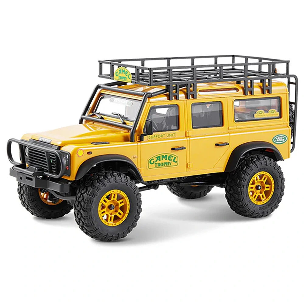 FMS FCX24M RTR 1/24 2.4G 4WD RC Car for Land Rover Camel Trophy Edition Rock Crawler Off-Road Climbing Truck Two Speed LED Lights Vehicles Models Oil Filled Shocks Toys - Image 2