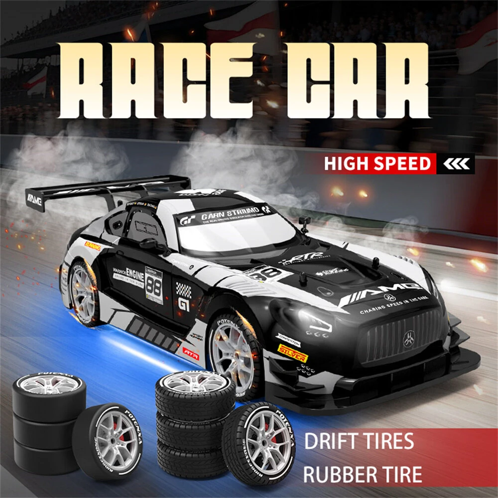 XJRC XJ-1997 RTR 1/16 2.4G 4WD Drift RC Car Mini Racing LED Light Remote Control High-Speed Motor On-Road Race Vehicle Model Boys Gifts Toys - Image 6