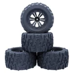 4PCS ZD Racing 1/10 Truck Universal Wheel Tire for HPI HSP Savage XS TM Flux RC Car Parts