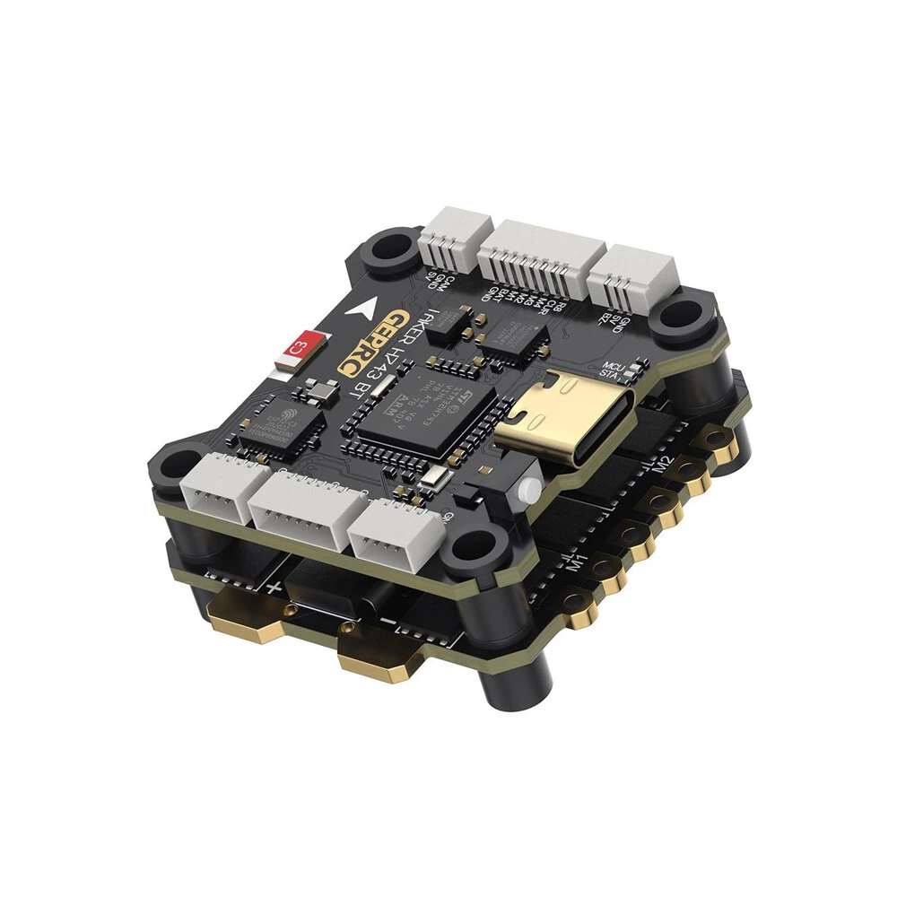 30.530.5mm GEPRC TAKER H743 BT Dual Gyro Flight Controller & 3-6S 50A 4in1 ESC 32Bit Stack for RC FPV Racing Drone - Image 2