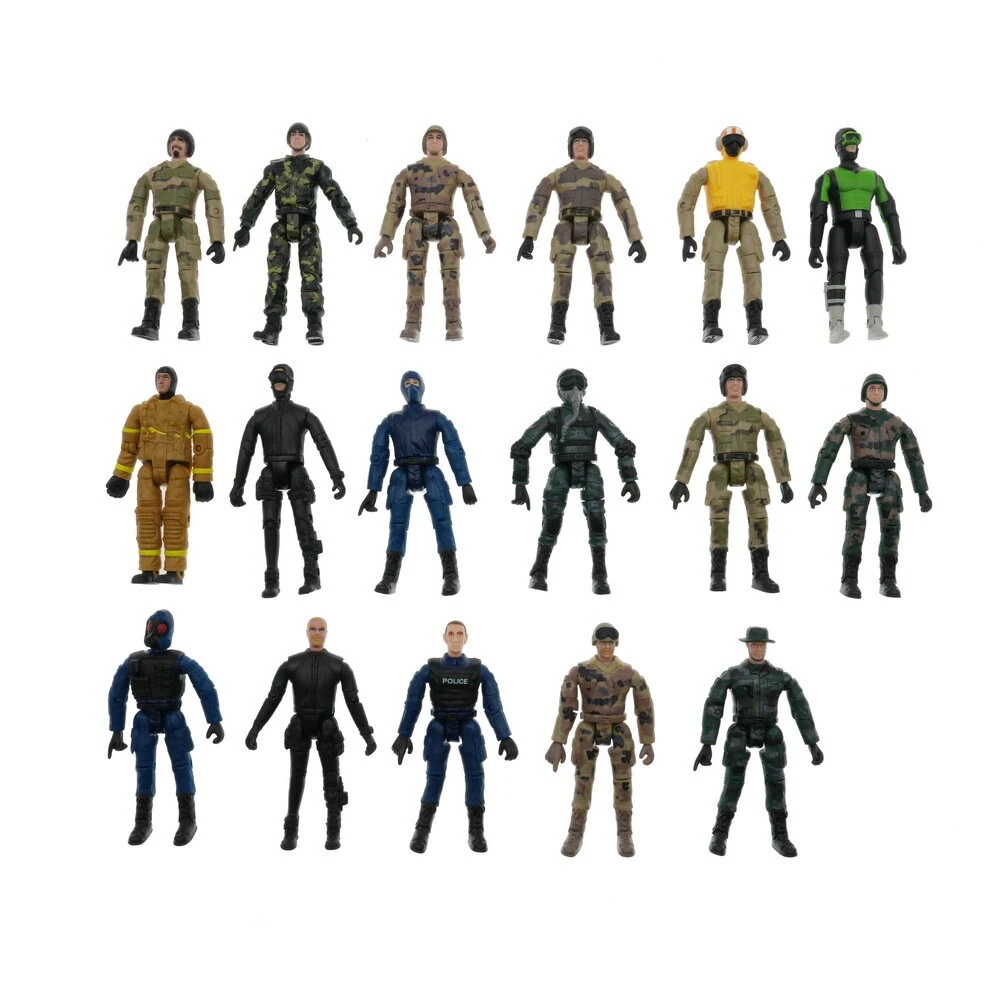 4PCS MK1197 Series Climbing RC Car DIY Ornament Military Action Figure Set Multi-Articulated Articulated Figures Random Delivery - Image 2