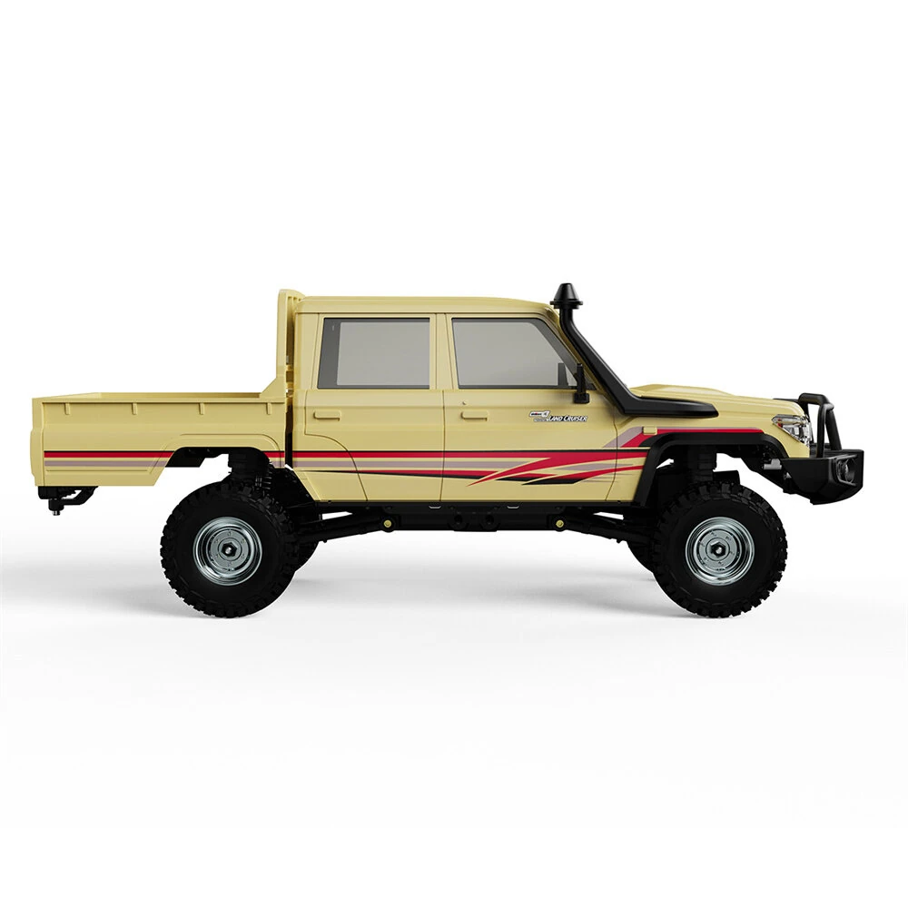 UDIRC UCX1801 PRO RTR 1/18 2.4G 4WD Brushless FOC RC Car for TOYOTA Land Cruiser LC79 Rock Crawler Tank Turn Off-Road Climbing Truck LED Light Two Speed Reverse Gearbox Mechanical Shift Oil Filled Shocks Mirco Vehicles Models Toys - Image 3