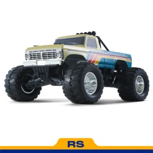 FMS 11023BL Official Licensed for Ford F100 1/10 2.4G RWD 55km/h Brushless RS RC Car Monster Bashers Off-Road Truck Hobbywing Motor ESC Oil-Filled Shocks Metal CVD Dogbone Classic Vehicles Models Toys