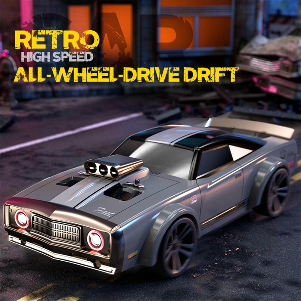 JJRC Q142 RTR 1/14 2.4G 4WD Drift RC Car Retro LED Light High Speed Full Proportional Flat On-Road Classic Vehicles Models Toys - Image 7