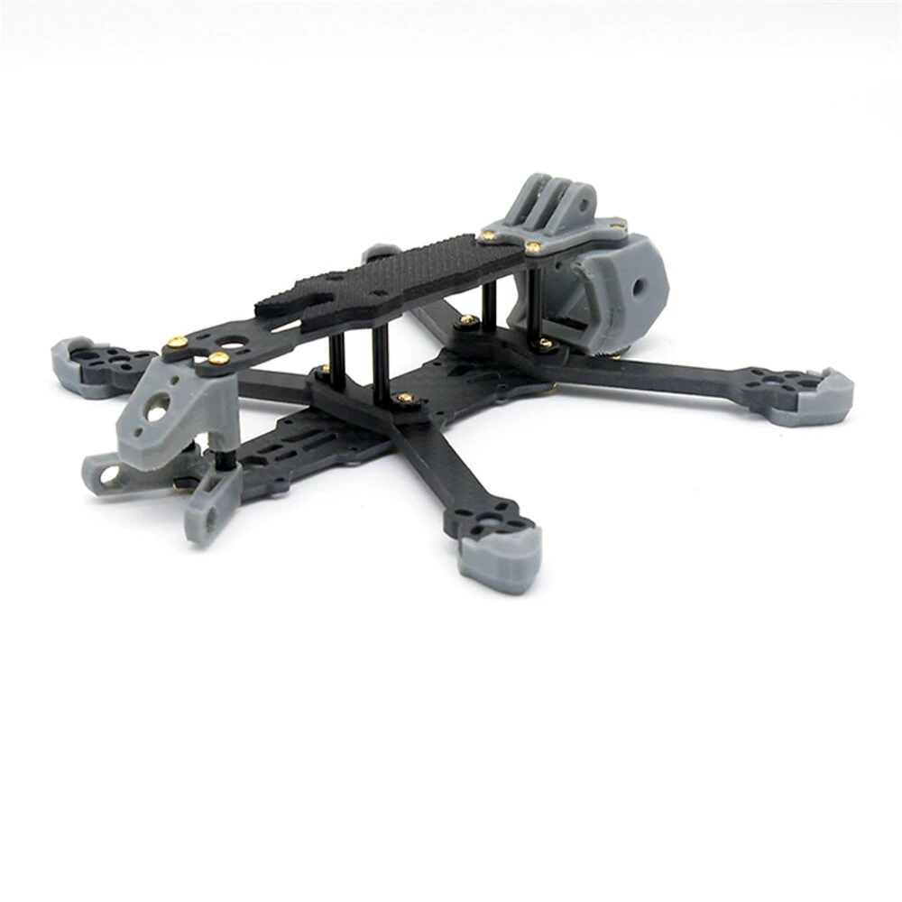 TEOSAW Mark 3 145mm Wheelbase 4mm Arm Thickness Carbon Fiber 3 Inch Freestyle Frame Kit Support 14mm 19mm FPV camera for RC Drone FPV Racing - Image 3