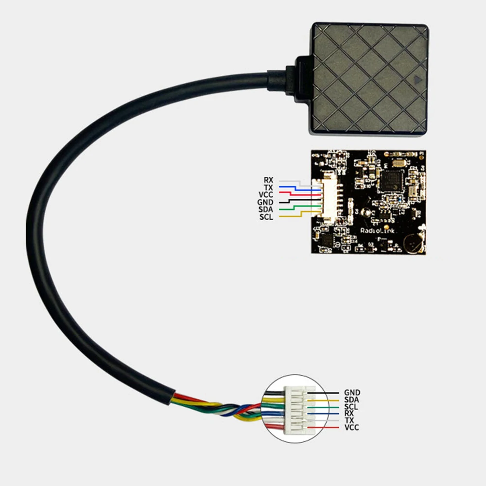 Radiolink M10N GPS Module for Crossflight MiniPix Pixhawk F4 Flight Controller Quadcopter Helicopter Airplane Drones - Image 2