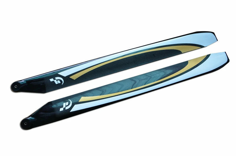 1 Pair FUNFLY 515mm Carbon Fiber Main Blade for GAUI X5 Aglin TREX 550 RC Helicopter - Image 3