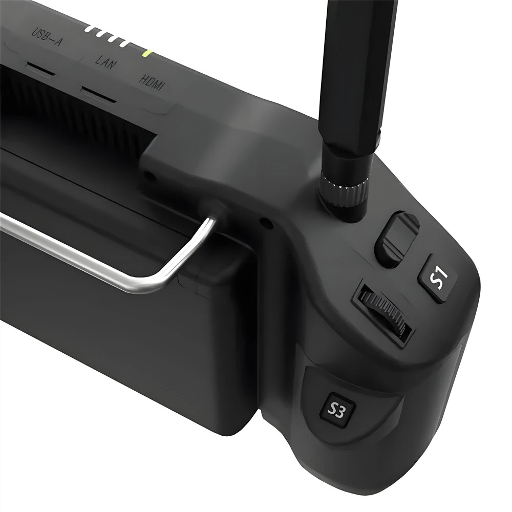 SIYI UniRC 7/7 Pro 2.4GHz & 5GHz Dual Band 40KM Handheld Ground Station Smart Controller with 4K Digital Image Transmission 7Inch 1080P Touchscreen - Image 6