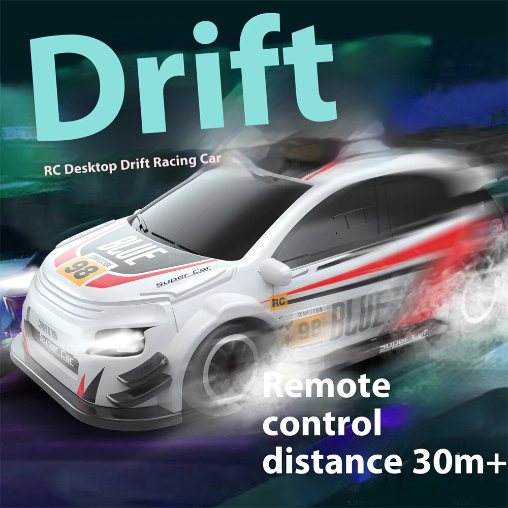 664999 RTR 1/64 2.4G 4WD Drift RC Car Mini Racing LED Light Remote Control High Speed On-Road Vehicles Models Boys Gifts Toys - Image 3