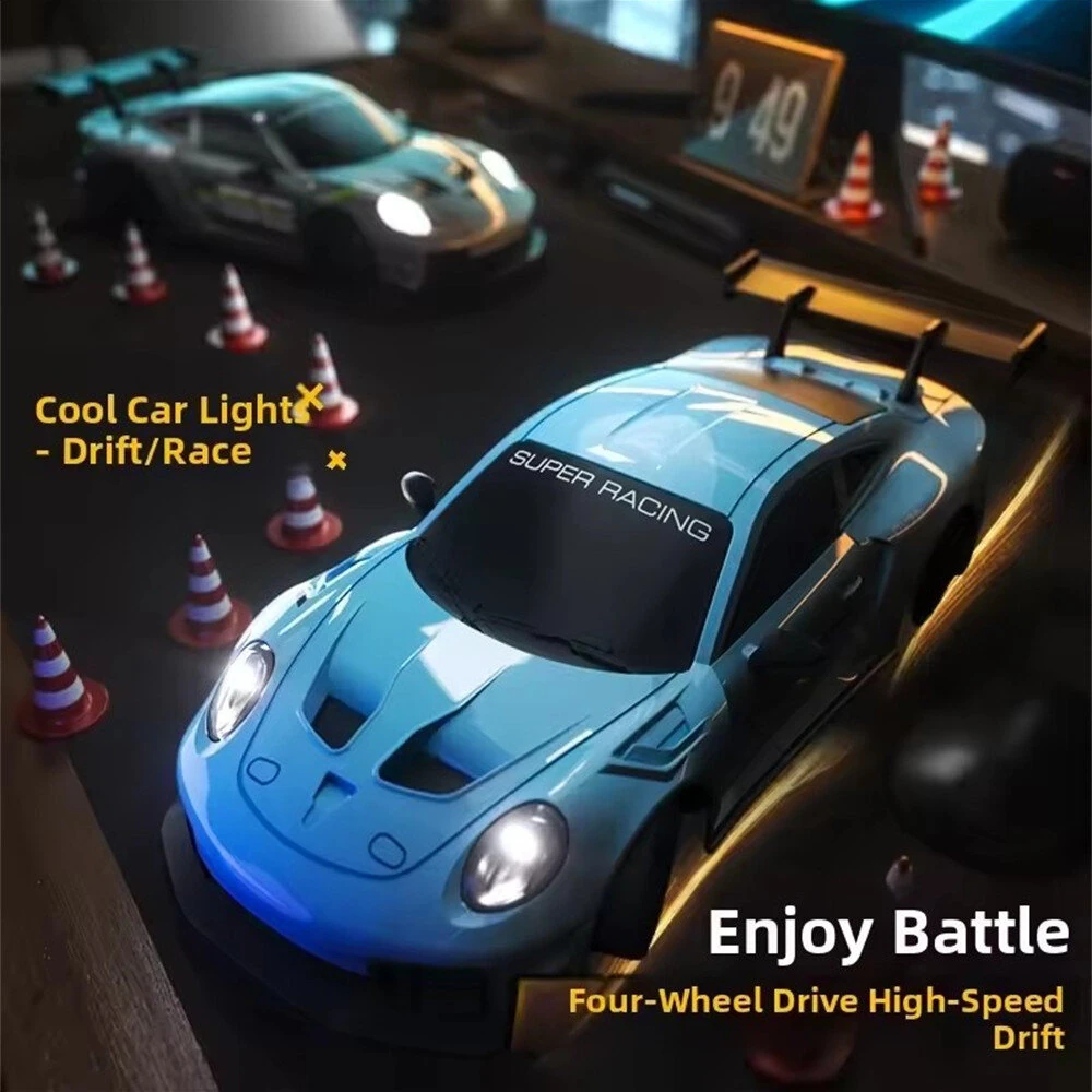 2502A RTR 1/20 2.4G 4WD Drift RC Car Mini LED Light Remote Control High Speed On-Road Racing Vehicle Model Boys Gifts Toys - Image 3