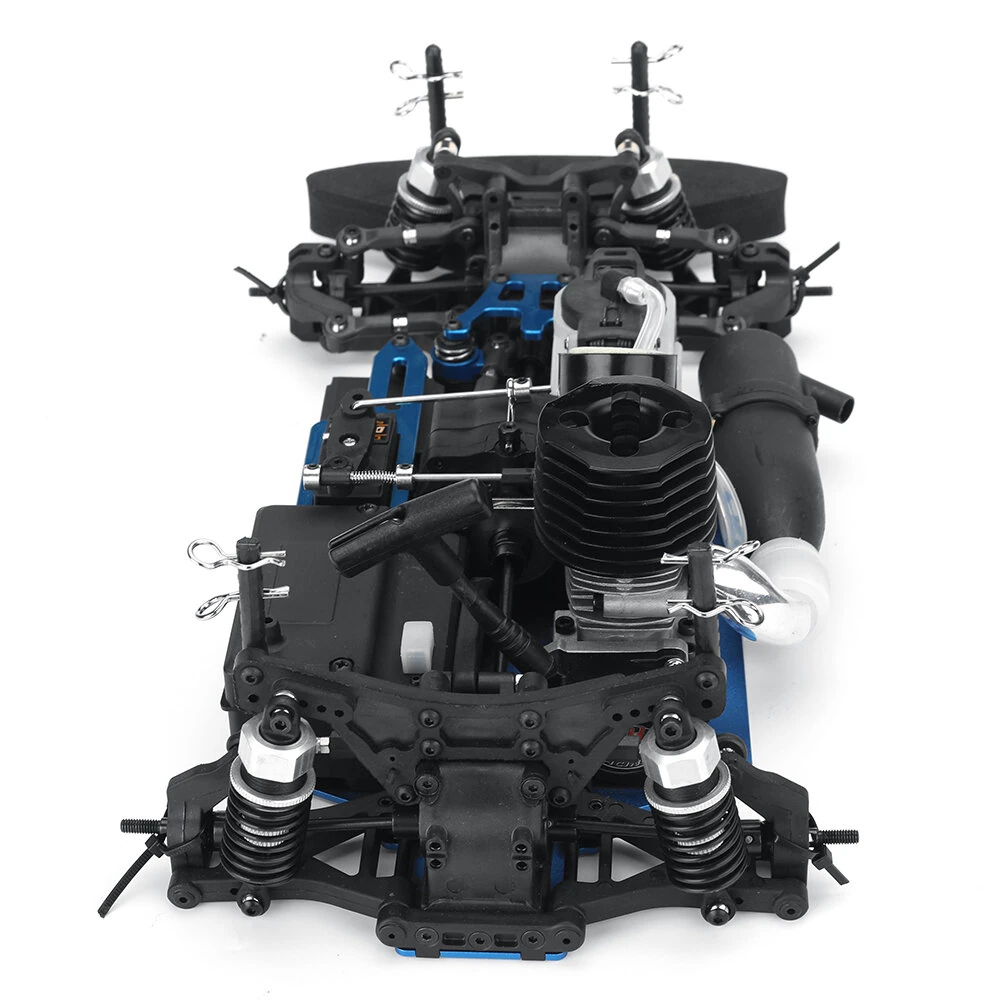 VRX Racing RH1003K 1/10 4WD Nitro RC Car Frame Touring Vehicles Models without Car Shell Transmitter Receiver - Image 4