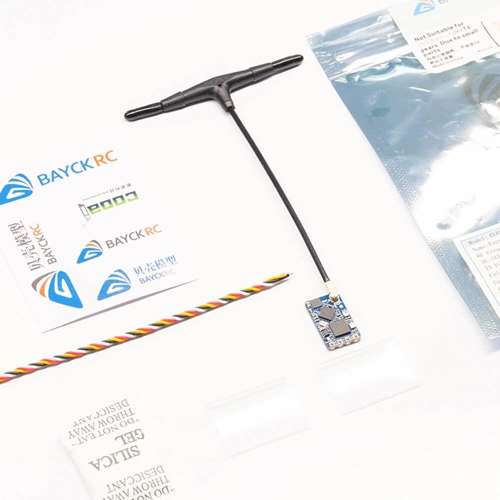 BAYCKRC ExpressLRS ELRS 2.4GHz/915MHz Nano Receiver T Type Antenna for FPV Racer Drone - Image 4