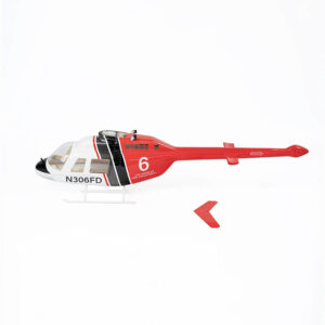 FLY WING BELL 206 V3 Scale RC Helicopter Spart Parts Fuselage Shell Canopy