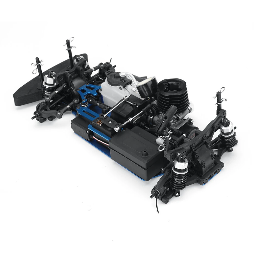 VRX Racing RH1003K 1/10 4WD Nitro RC Car Frame Touring Vehicles Models without Car Shell Transmitter Receiver - Image 3