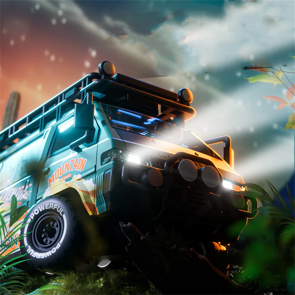 DLK 585-132 RTR 1/24 2.4G 4WD RC Car Sport Mini Bus Drift Off-Road Simulation Camping Van LED Light High Speed Remote Control Racing Micro Vehicles Model Adventure Toys - Image 7