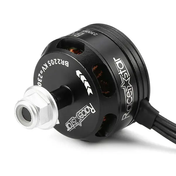4X Racerstar Racing Edition 2205 BR2205 2300KV 2-4S Brushless Motor Black For 210 X220 250 280 RC Drone - Image 3