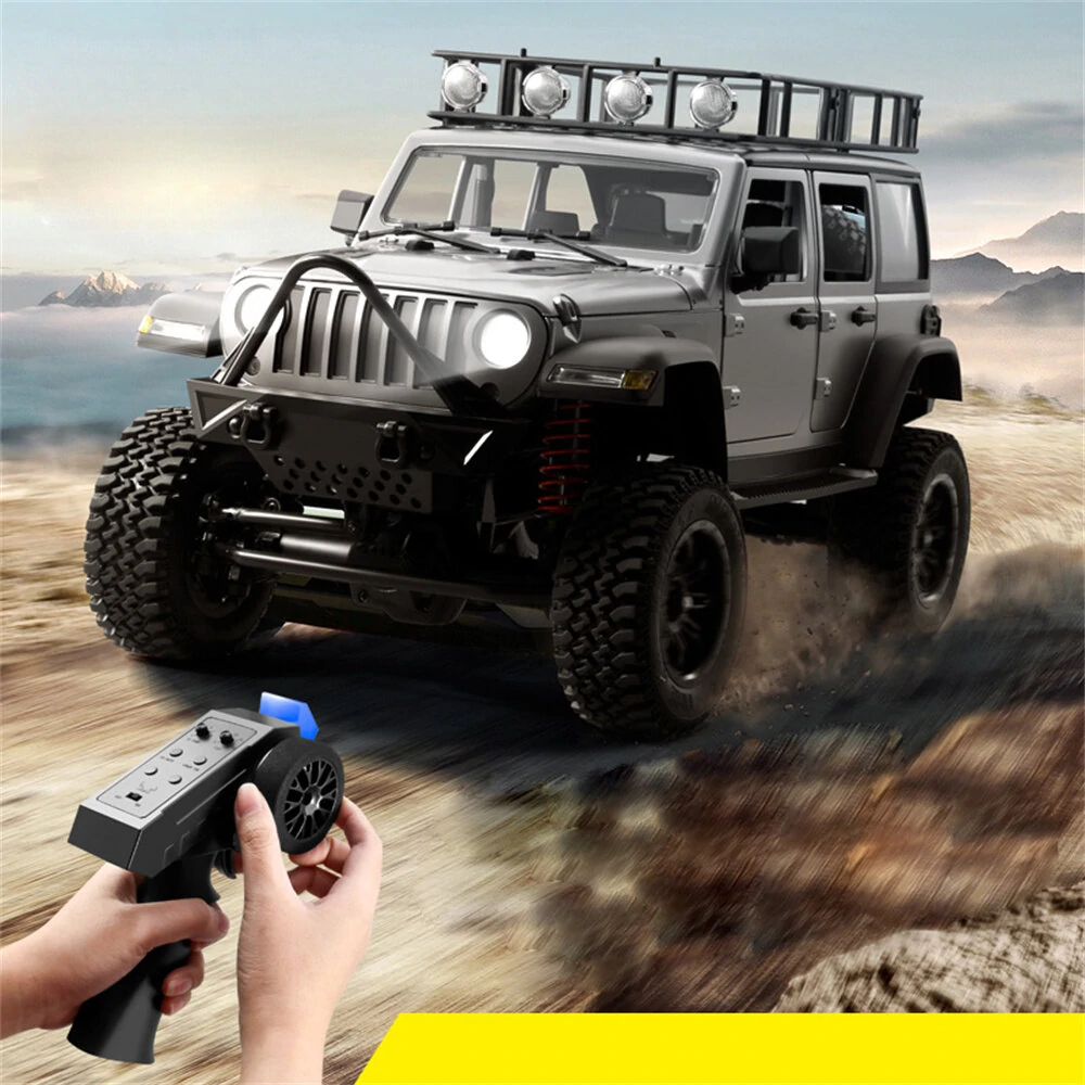 MNRC MN128 RTR 1/12 2.4G 4WD RC Car LED Light Rock Crawler Climbing Off-Road Truck Full Proportional Vehicles Models Toys - Image 3